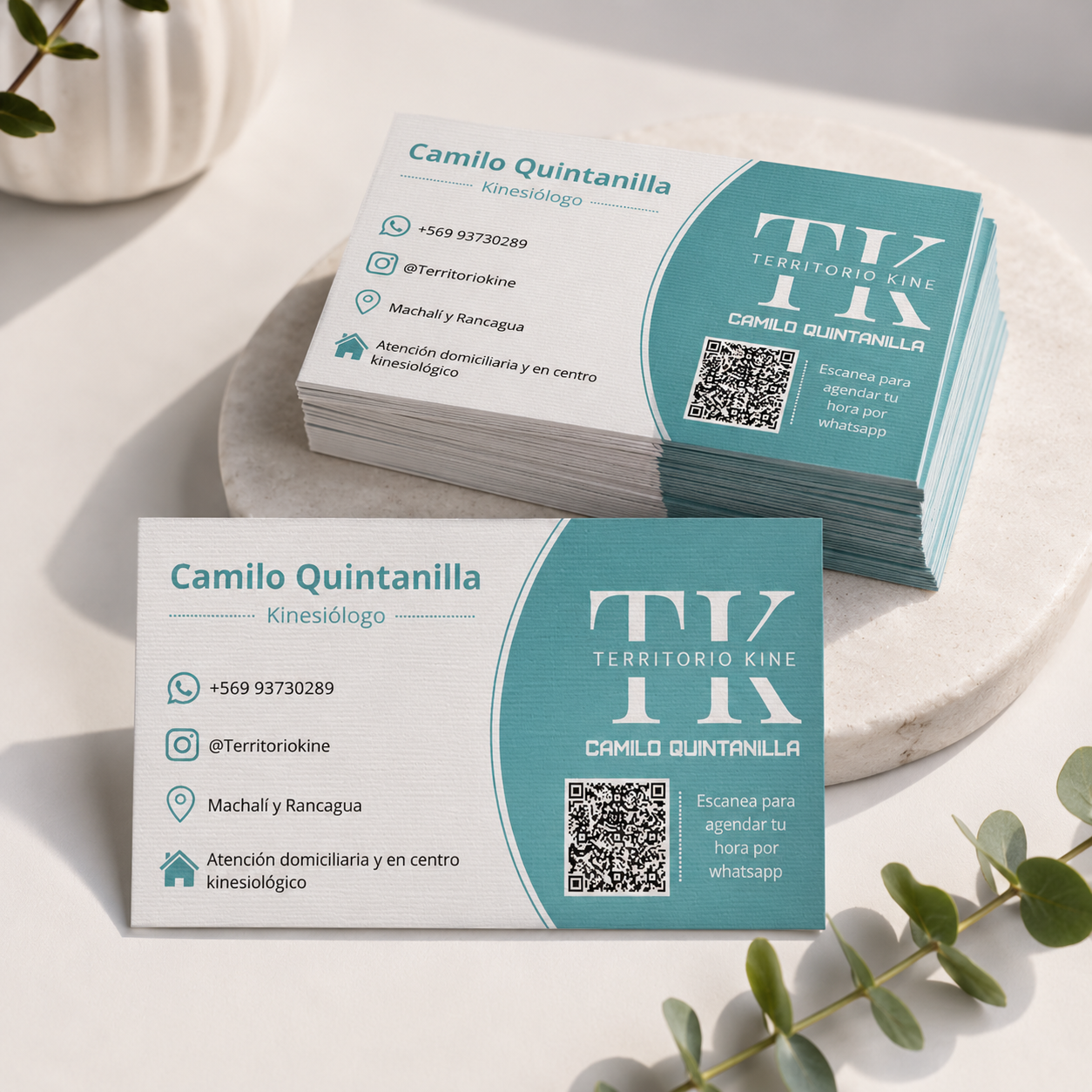 Tarjetas de presentación personalizadas