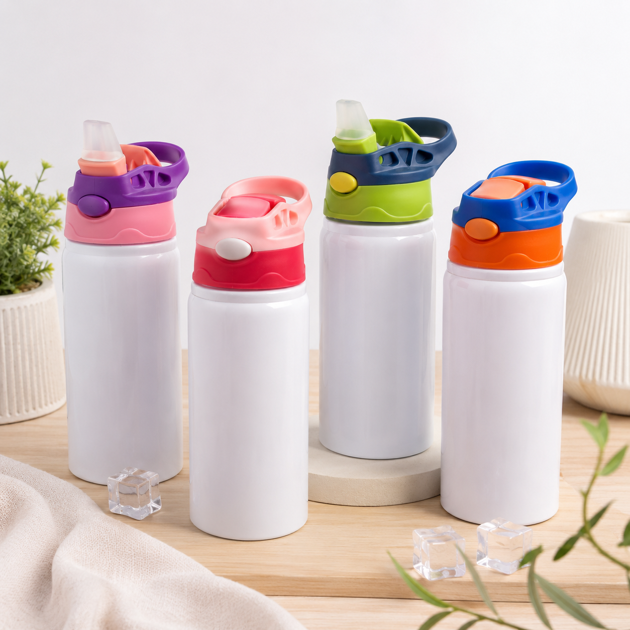 Botella infantil metálica personalizada 600 ml